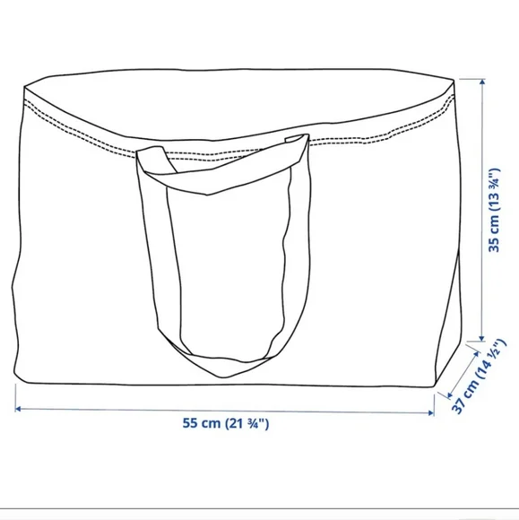 4 Pack Ikea Large Shopping Bag 🛍 - Picture 3 of 4